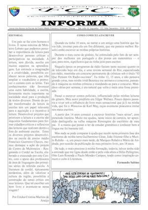 Jornal Escolar - 5ª Edição