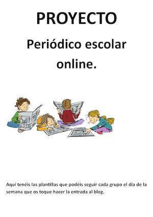 Proyecto periódico escolar