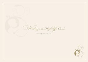 Highcliffe Castle Wedding Brochure