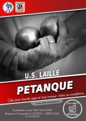 Plaquette de présentation U.S. Laillé Pétanque