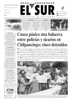 El Sur Sabado 24122016