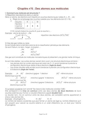 Ch 6 Géométrie Des Moléculesetvision2016