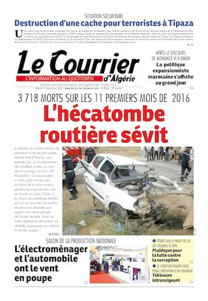 Le Courrier D'Algérie Du Mardi 27 Décembre 2016