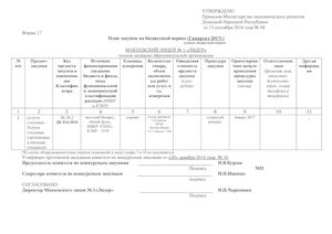план закупок 1 квартал 2017(ф17) для публикации