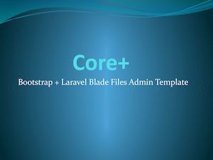 Bootstrap Laravel Blade Admin Template