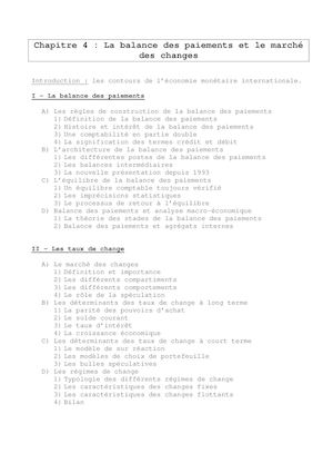 Bp Et Marche Des Changes Cours Pdf Copie
