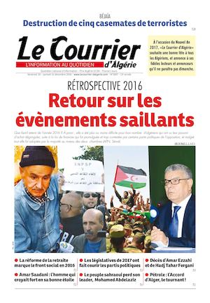 Le Courrier D'Algérie Du Samedi 31 Décembre 2016