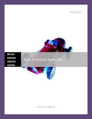 Rules Of Passage Narration Pdf