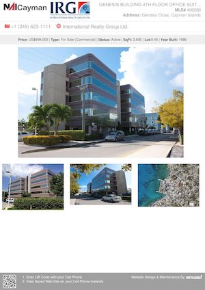 Genesis Building 4th Floor Office Suites Commercial Property By Irg Cayman