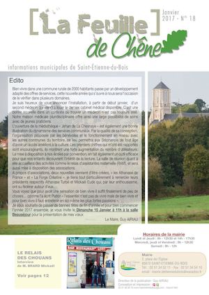 La Feuille de Chêne - Janvier 2017