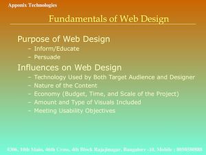 Web Design Traiing In Bangalore