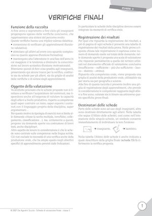 Cl 3 Verifiche Globali