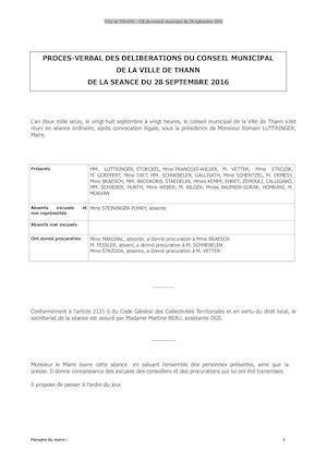 PV du CM du 28 Sept 2016