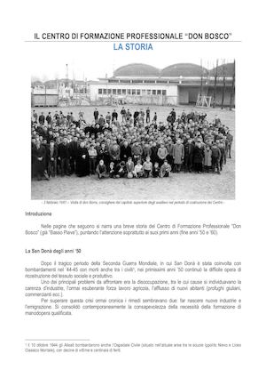 La storia del C.F.P. ''don Bosco''