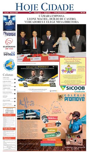 Jornal Hoje Cidade 06 De Janeiro de 2017