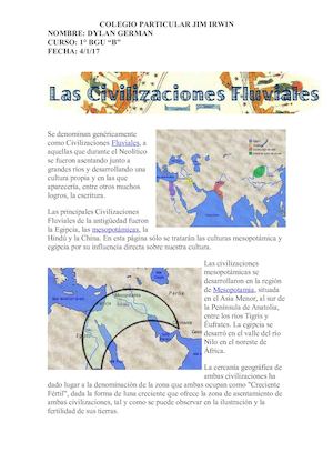 Civilizaciones Fluviales