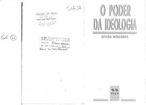 Ivan Meszaros O Poder Da Ideologia Pdf