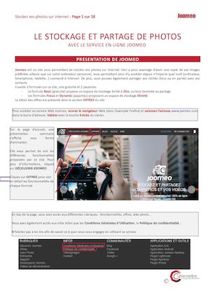 Le Stockage Et Partage De Photos - Intermédiaire Et Confirmé.