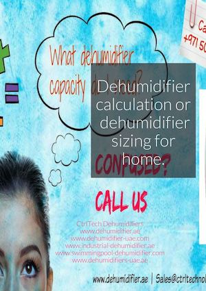Dehumidifier Calculation Or Dehumidifier Sizing For Home