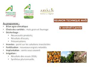 Reunion Technique Mais Arvalis