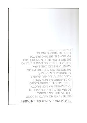 Filastrocca Per Orientarsi 1