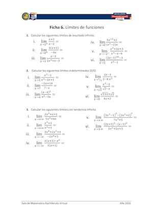 Calculo De Límites Francisco Javier Cervigon Ruckauer