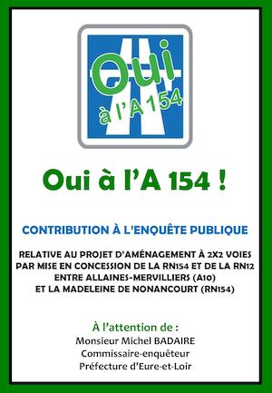 Oui à L'a 154 Contribution à L'enquête Publique