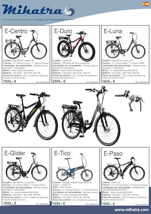 BICICLETAS ELECTRICAS MIHATRA