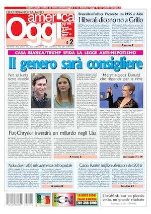 America Oggi 10 Gennaio 2017