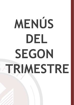 Menus 2n Trimestre 2016 2017