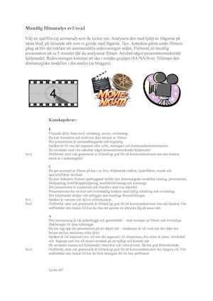 Muntlig Filmanalys Sva O Sv1