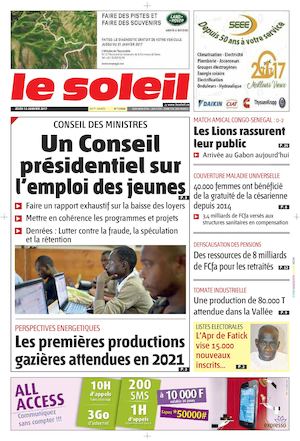 Edition Du 12 Janvier 2017