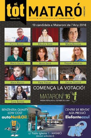 El Tot Mataró 1754 (Del 13 al 19 de gener de 2017)