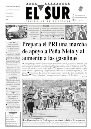 El Sur Jueves 12012017