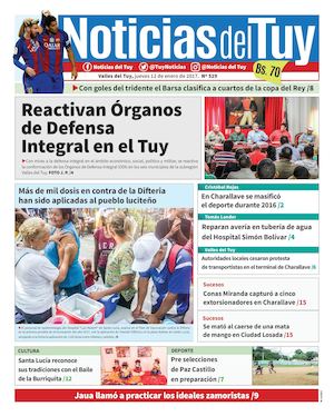 Noticias Del Tuy 12 De Enero