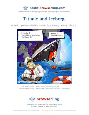 Titanic Iceberg - Programming Joke