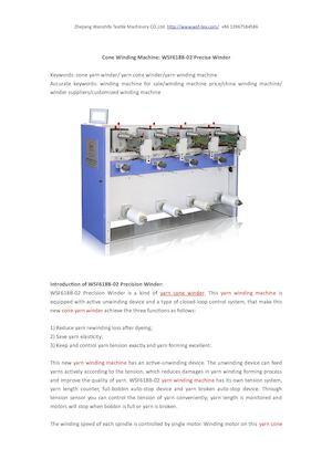 Cone Winding Machine 2