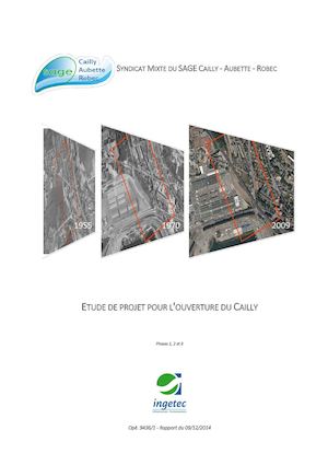 Bras du Cailly à ciel ouvert - étude