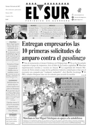 El Sur Viernes 13012017