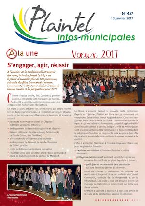Plaintel Infos 457 Du 13 Janvier 2017