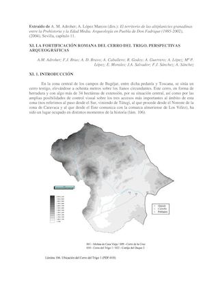 LA FORTIFICACIÓN ROMANA DEL CERRO DEL TRIGO. PERSPECTIVAS ARQUEOGRÁFICAS