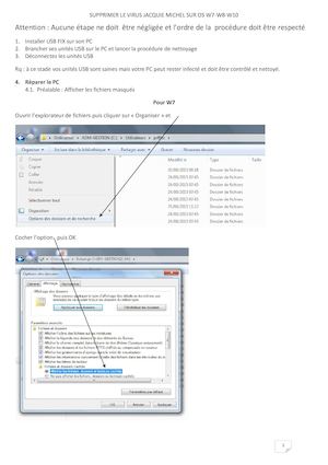 Supprimer "Virus Jacquie Michel" ("virus raccourcis")