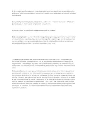 El Término Software