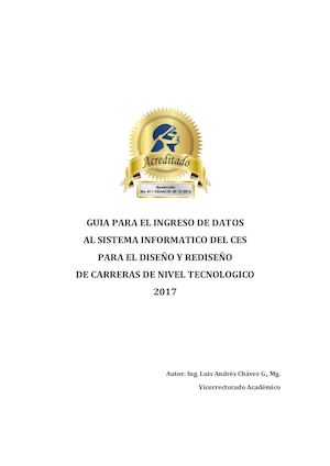 ISTER-Guía Ingreso de Carreras al CES