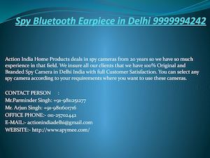Spy Bluetooth Earpiece In Delhi