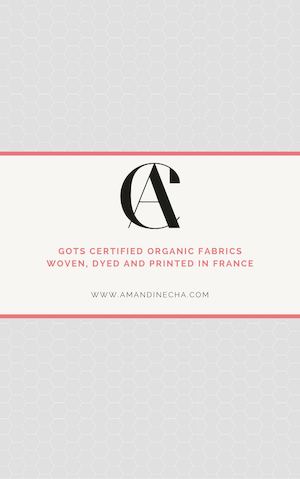 Catalog Organic Printed fabrics - Amandine Cha - Les Trouvailles d'Amandine