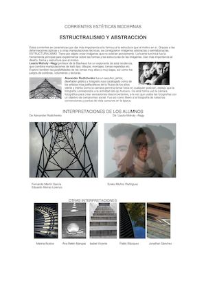 5 CORRIENTES ESTÉTICAS MODERNAS- Estructuralismo Y Abstracción