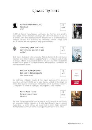 Alinéa 43 Romans traduits