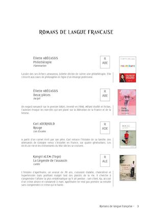 Alinéa 43 Romans français