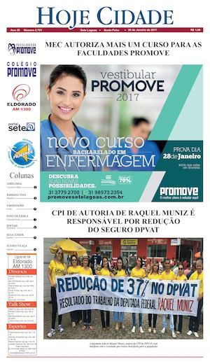 Jornal Hoje Cidade 20 01 2017